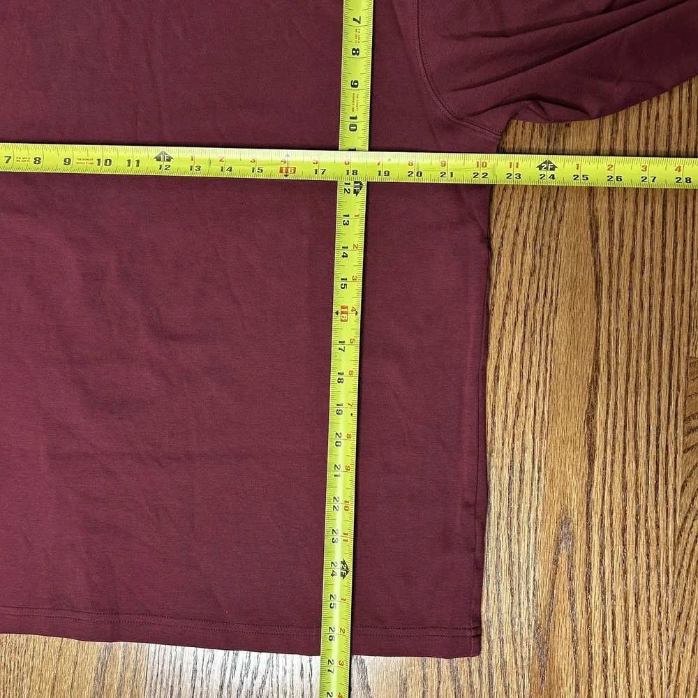L.L Bean Long Sleeve Turtle Neck Sweater Maroon Men's Large Reg